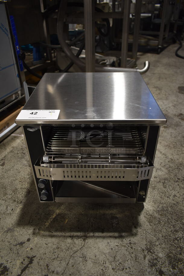 BRAND NEW SCRATCH AND DENT! Vollrath JT1BH Stainless Steel Commercial Countertop Conveyor Oven. 120 Volts, 1 Phase. Tested and Working!