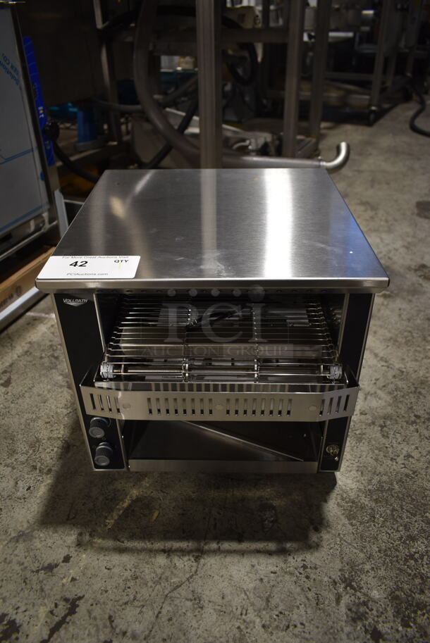 BRAND NEW SCRATCH AND DENT! Vollrath JT1BH Stainless Steel Commercial Countertop Conveyor Oven. 120 Volts, 1 Phase. Tested and Working! - Image 1 of 5