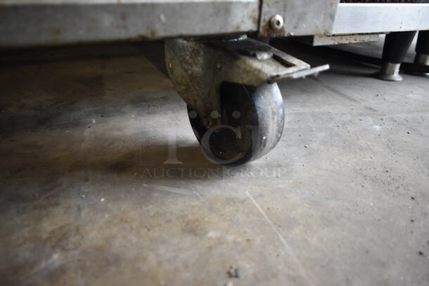Doyon JA4 Stainless Steel Commercial  Oven w/ Lower Pan Rack on Commercial Casters. 120/208 Volts, 3 Phase.  - Image 5 of 6