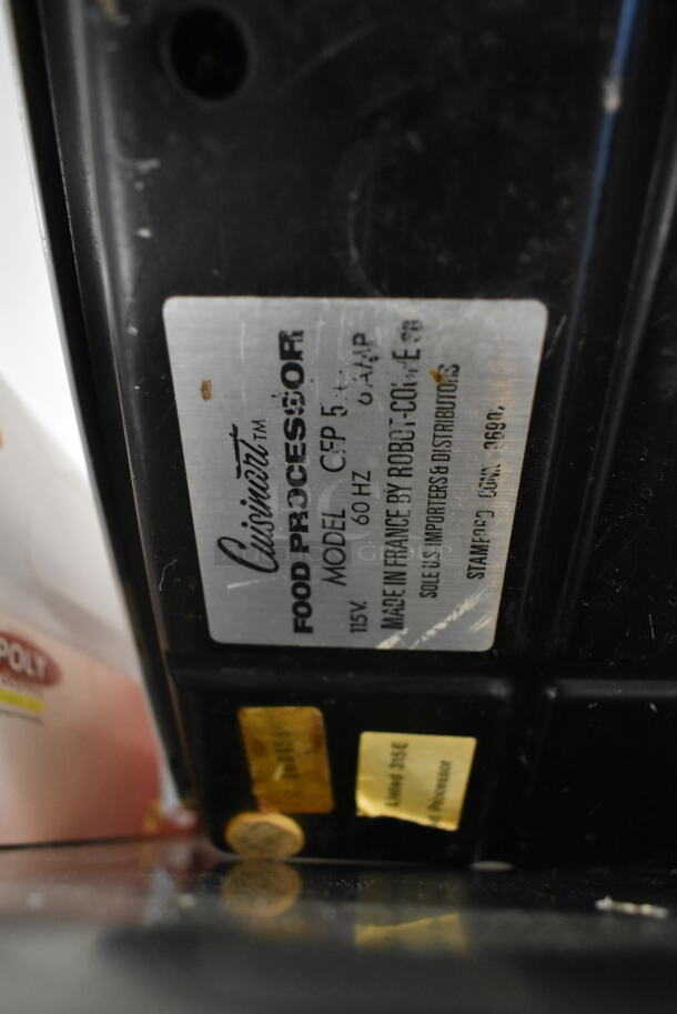 ALL ONE MONEY! Lot of Various Items Including Cuisinart Food Processor and Poly Bowls. (kitchen #2) - Image 7 of 7