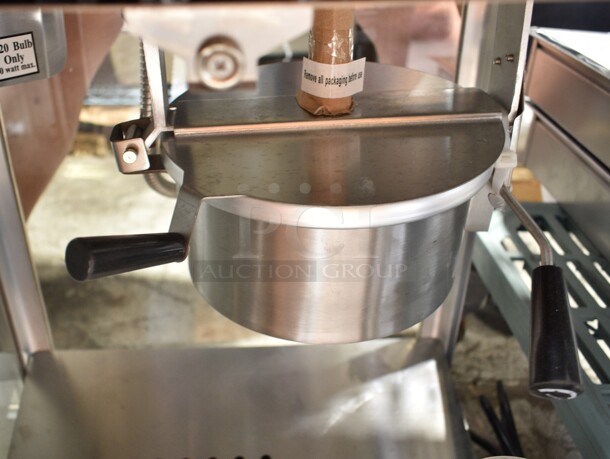 Metal Commercial Countertop Popcorn Machine Merchandiser. Tested and Working! - Image 4 of 5