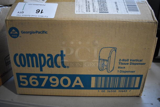BRAND NEW IN BOX! Georgia Pacific Compact Poly Wall Mount Toilet Paper Dispenser. 6.5x7x14 - Image 5 of 5