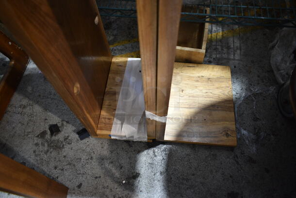 3 Wooden Benches. 3 Times Your Bid! - Image 4 of 4