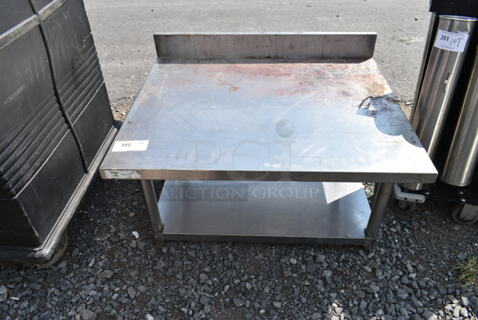 Regency Stainless Steel Equipment Stand w/ Under Shelf. 