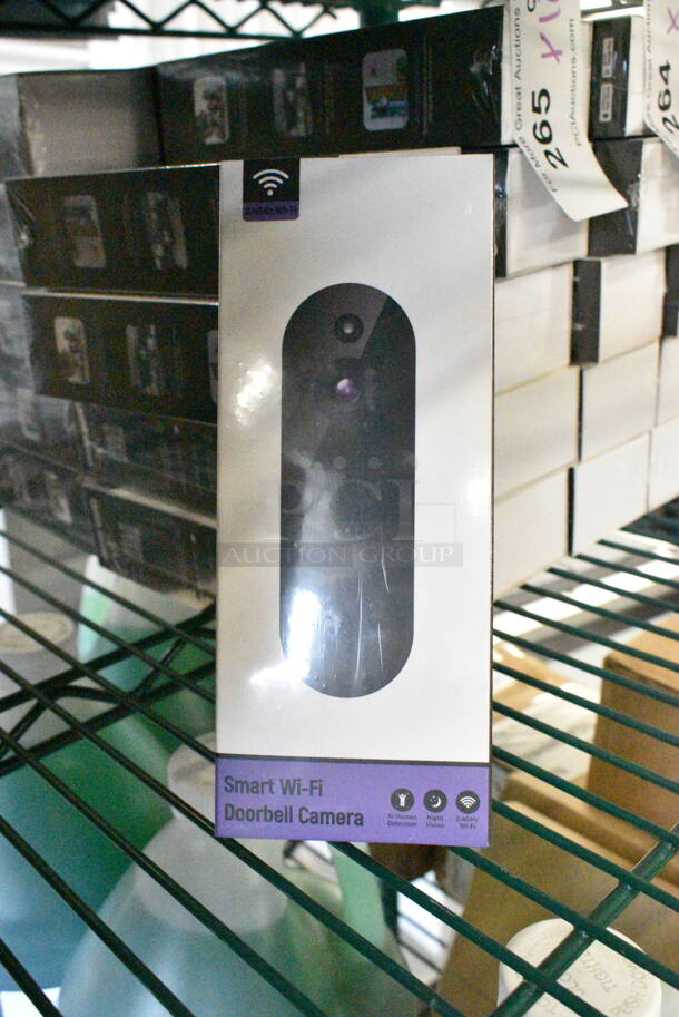 10 BRAND NEW SCRATCH AND DENT! Sunnyjane X0047STBHS Smart Wi-Fi Doorbell Camera. 10 Times Your Bid!  - Image 2 of 3