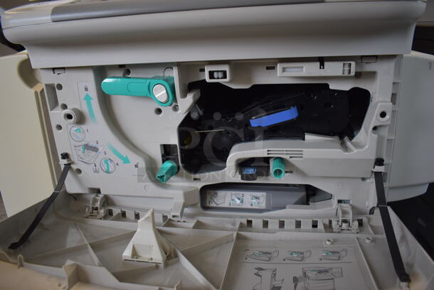 HP LaserJet Floor Style Printer Copier Scanner. 100-127 Volts, 1 Phase. 31x29x48 - Image 5 of 12