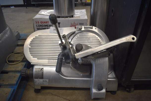 Hobart 2812 Stainless Steel Commercial Countertop Meat Slicer. 120 Volts, 1 Phase. 27x27x25. Tested and Working! - Image 6 of 6