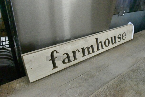 3 Various Decorative Signs; Farmhouse, Welcome and Coffee and Friends. 3 Times Your Bid!  - Image 8 of 8