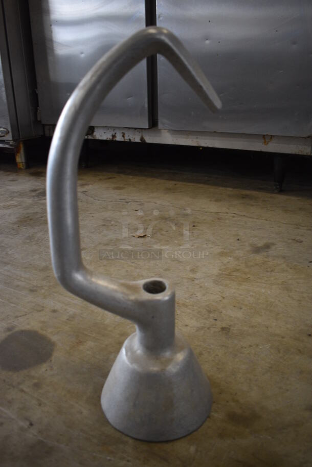 Hobart VMLH40E Metal Commercial 40 Quart Dough Hook for Mixer. 6.5x6.5x19