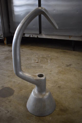 Hobart VMLH40E Metal Commercial 40 Quart Dough Hook for Mixer. 6.5x6.5x19