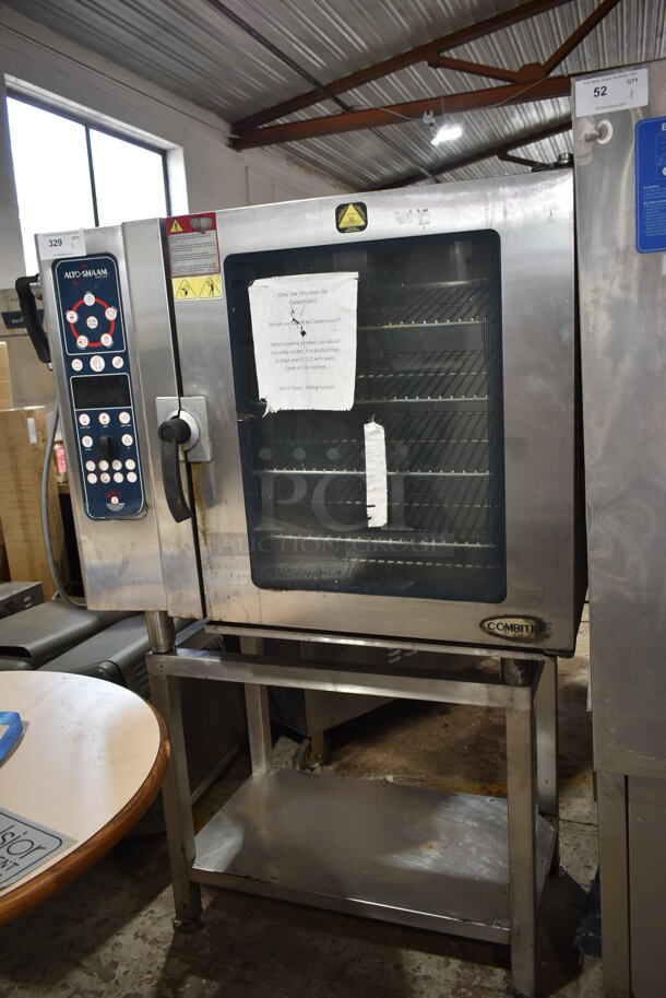 Alto Shaam 10.10 ES Stainless Steel Commercial Combitherm Convection Oven on Stand. 208-240 Volts, 3 Phase. - Image 1 of 3