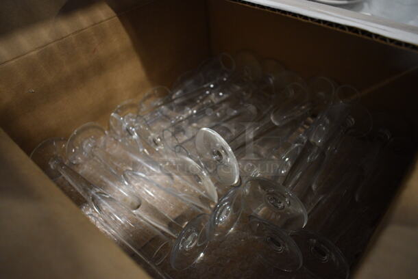 24 Stemmed Glasses. 2.25x2.25x7.75. 24 Times Your Bid!  - Image 3 of 3