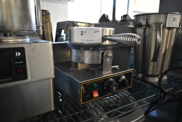 2020 XC-XG-1 Stainless Steel Commercial Countertop Waffle Cone Maker. 110 Volts, 1 Phase. Tested and Working! - Image 2 of 5