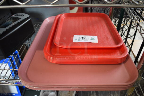 10 Various Trays. Includes 15x20x1. 10 Times Your Bid!