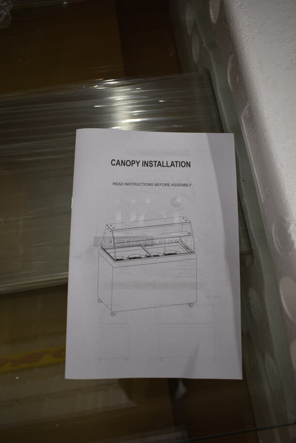BRAND NEW SCRATCH AND DENT! Sneeze Guard Canopy for Freezer. - Image 5 of 5