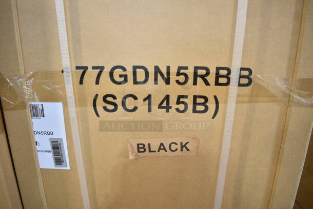 BRAND NEW IN BOX! Galaxy 177GDN5RBB Metal Commercial Single Door Reach In Cooler Merchandiser w/ Poly Coated Racks and LED Lighting. 110-120 Volts, 1 Phase. - Image 3 of 3
