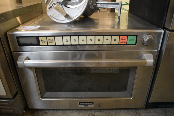 Panasonic Pro II NE-3280 Stainless Steel Commercial Countertop Microwave Oven. 26x23x19 - Image 1 of 6