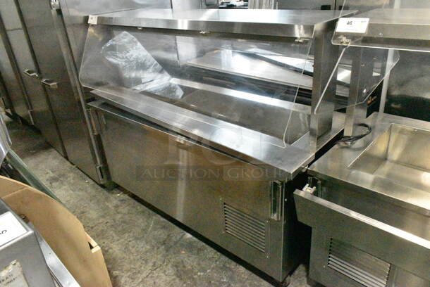 Vollrath 36165-00001-EFA Stainless Steel Refrigerated Buffet Station on Commercial Casters. 120 Volts, 1 Phase. Tested and Working!
 - Image 1 of 12