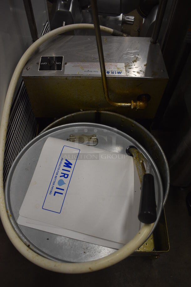 Miroil Metal Commercial Portable Oil Filtration System on Commercial Casters. 17x25x39 - Image 3 of 6