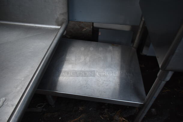 Stainless Steel Commercial 3 Bay Sink w/ Dual Drain Boards and Right Side Under Shelf. Bays 18x24. Drain Boards 22x26 - Image 2 of 9