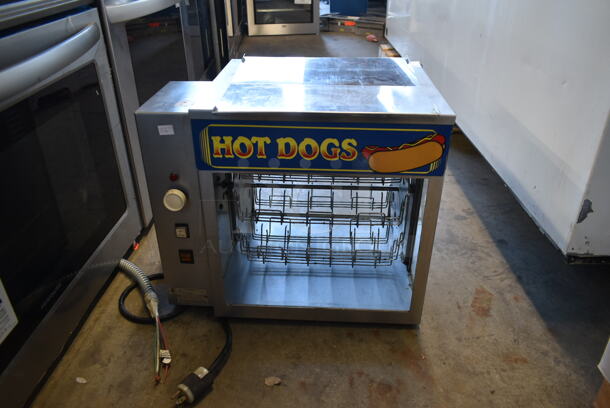 American Permanent Ware DR-1A Stainless Steel Commercial Countertop Hot Dog Rotisserie Merchandiser. 120 Volts, 1 Phase. Tested and Working! - Image 3 of 5