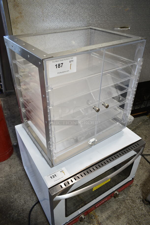 Clear Poly Countertop Dry Display Case Merchandiser.  - Image 3 of 4