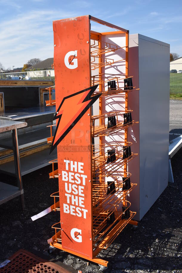 Orange Metal Rack. 24x20x66 - Image 4 of 6