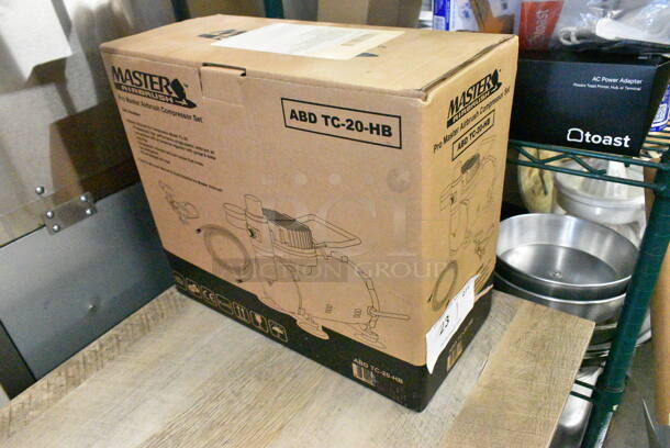 IN ORIGINAL BOX! Master ABD TC-20-HB Pro Master Airbrush Compressor Set.   - Image 2 of 5