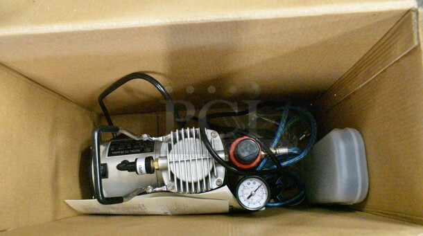 IN ORIGINAL BOX! Master ABD TC-20-HB Pro Master Airbrush Compressor Set.   - Image 3 of 5