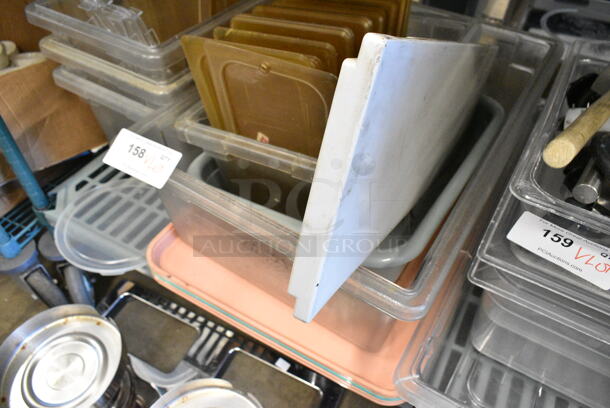 ALL ONE MONEY! Lot of Poly Bins and Lids.  - Image 3 of 7