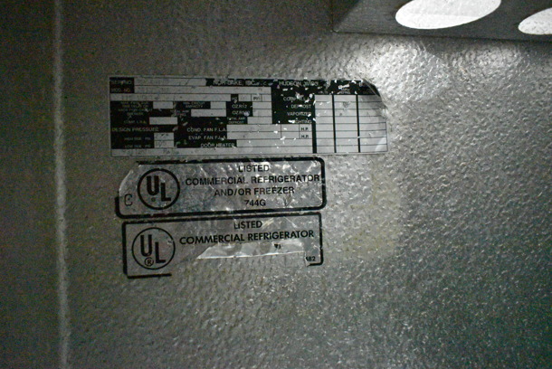 Norlake Stainless Steel Commercial Prep Table on Commercial Casters. 115 Volts, 1 Phase. Tested and Powers On But Does Not Get Cold - Image 10 of 11