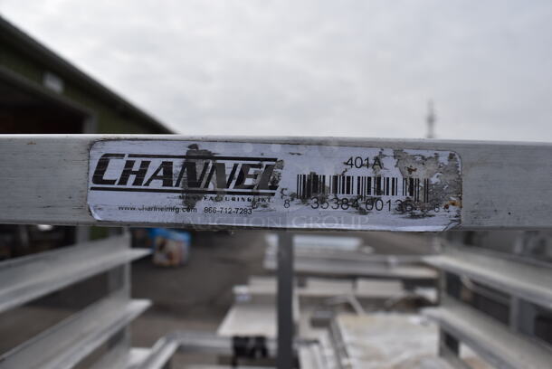 Metal Commercial Pan Transport Rack on Commercial Casters. 20.5x26x70 - Image 5 of 6