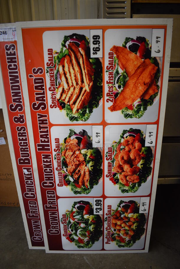 4 LED Menu Board Signs. 48x24. 4 Times Your Bid! - Image 4 of 8