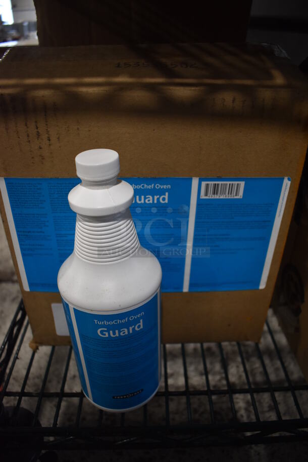 Box of 6 BRAND NEW! TurboChef Oven Guard Bottles. 3.5x3.5x10