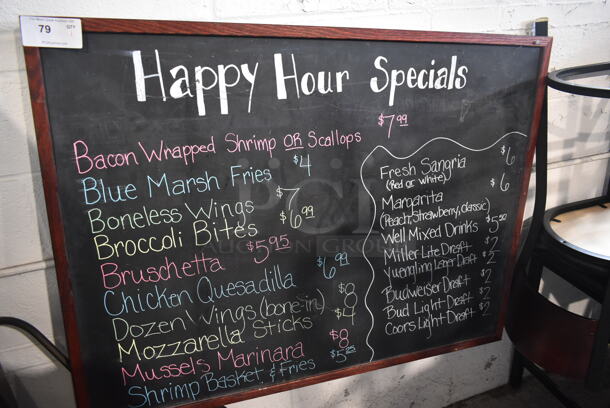 Framed Blackboard. - Image 2 of 4