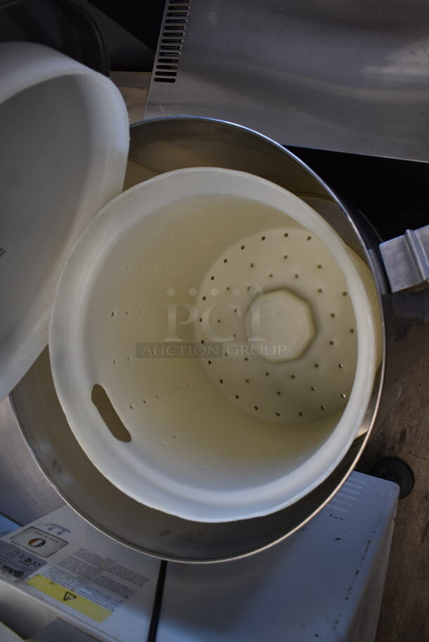 Hobart SDPS Stainless Steel Commercial Floor Style Lettuce Spinner Salad Spinner on Commercial Casters. 115 Volts, 1 Phase. Tested and Working! - Image 3 of 4