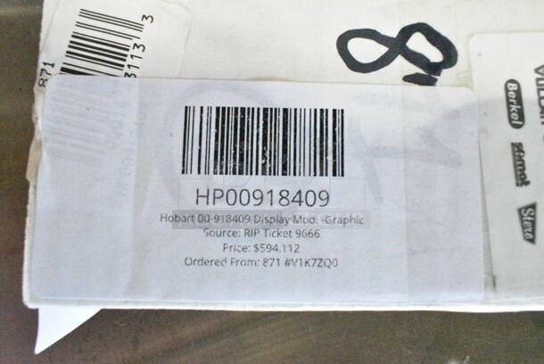 3 BRAND NEW SCRATCH AND DENT! Items Including HP00918409 Hobart 00-918409 Display Mod. -Graphic, Berkel 01-404575-01032 Handle, Whisk Attachment for Mixer. 3 Times Your Bid!  - Image 5 of 7