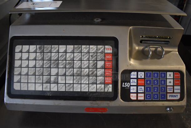 Torrey LSQ-40L Stainless Steel Commercial Countertop 40 Pound Capacity Food Portioning Scale. 19x18x22. Tested and Does Not Power On - Image 6 of 7