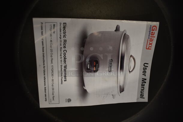 Avantco 177RCA46 Metal Countertop Rice Cooker. 120 Volts, 1 Phase. Tested and Working! - Image 6 of 9