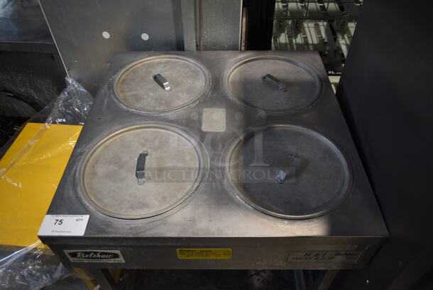 Belshaw H&I-4 Stainless Steel Commercial Heat and Ice Icing Table on Commercial Casters. 208 Volts, 1 Phase.  - Image 2 of 7