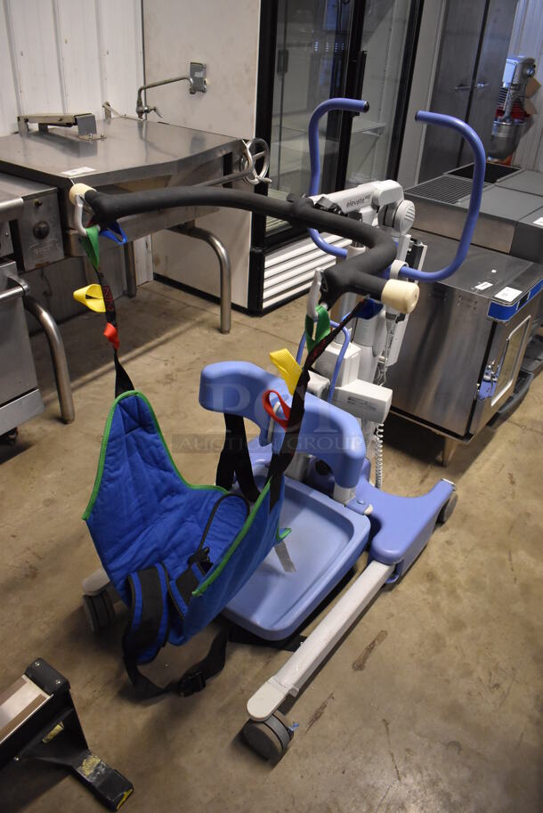 Elevate 440 Metal Commercial Floor Style 440 Pound Capacity Sit To Stand Lift Machine. 30x44x49 - Image 2 of 7