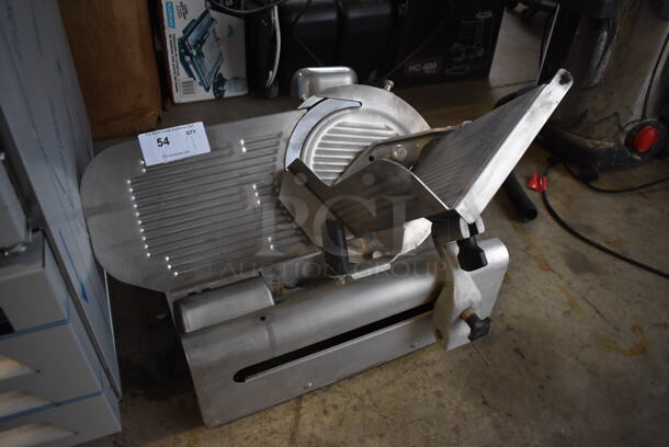 Stainless Steel Commercial Countertop Automatic Meat Slicer w/ Blade Sharpener. 115 Volts, 1 Phase. 26x23x21. Tested and Working! - Image 2 of 7