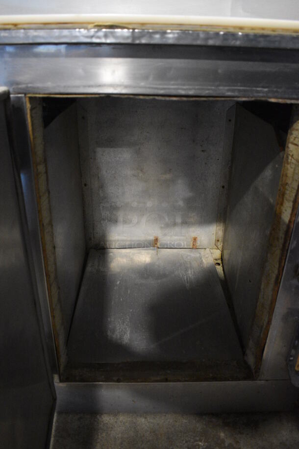 Stainless Steel Commercial Dough Retarder w/ Cutting Board Countertop. 72.5x31x45. Tested and Does Not Power On - Image 5 of 6