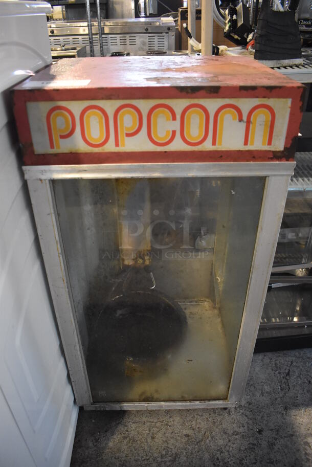 Gold Medal Super 88 Metal Commercial Countertop Popcorn Machine Merchandiser. 120 Volts, 1 Phase. 18x16x35