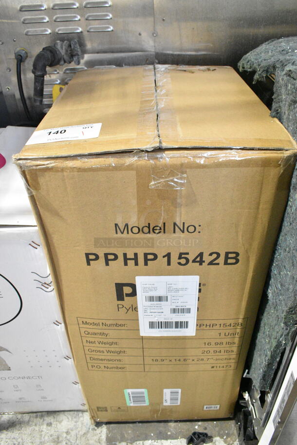 IN ORIGINAL BOX! Pyle PPHP1542B 15 Inch Bluetooth Portable Audio Party Speaker w/ Rechargeable Battery  - Image 2 of 3