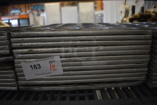 12 Metal 24 Cup Muffin Baking Pans. 14x21x2. 12 Times Your Bid! - Image 3 of 3