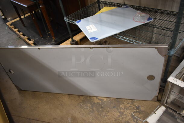 BRAND NEW SCRATCH AND DENT! 2023 ServIt 423EST4WOPBH Stainless Steel Four Pan Open Well Electric Steam Table with Partially Enclosed Base. 208/240 Volts, 1 Phase.  - Image 6 of 11