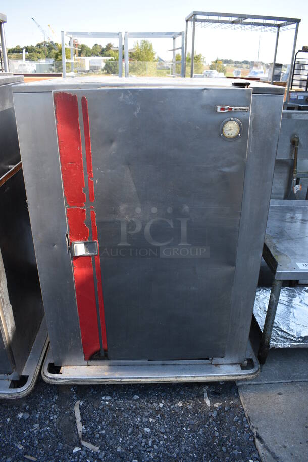 Carter Hoffmann Stainless Steel Commercial Portable Holding Cabinet on Commercial Casters. 40x32x54