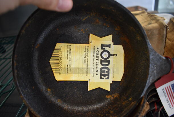6 BRAND NEW IN BOX! Lodge Cast Iron Skillets. 10x6.5x1.5. 6 Times Your Bid!  - Image 3 of 4