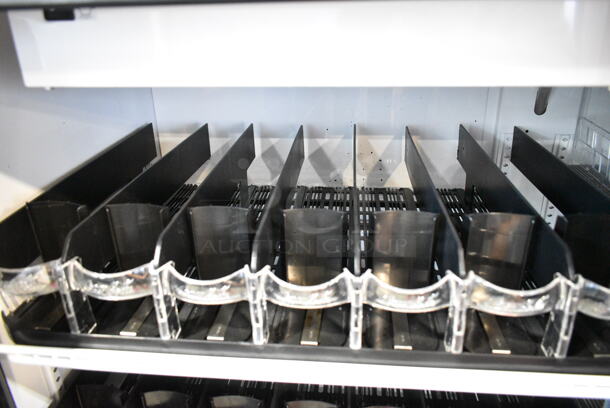 2016 True GDM-41SL-60-HC-LD Metal Commercial 2 Door Reach In Cooler Merchandiser w/ Poly Coated Racks. 115 Volts, 1 Phase. Tested and Working! - Image 3 of 5